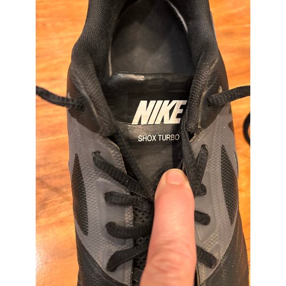 Nike shox turbo 14 men’s black and gray. Rare, size 12 style 631760-015. - Picture 9 of 9